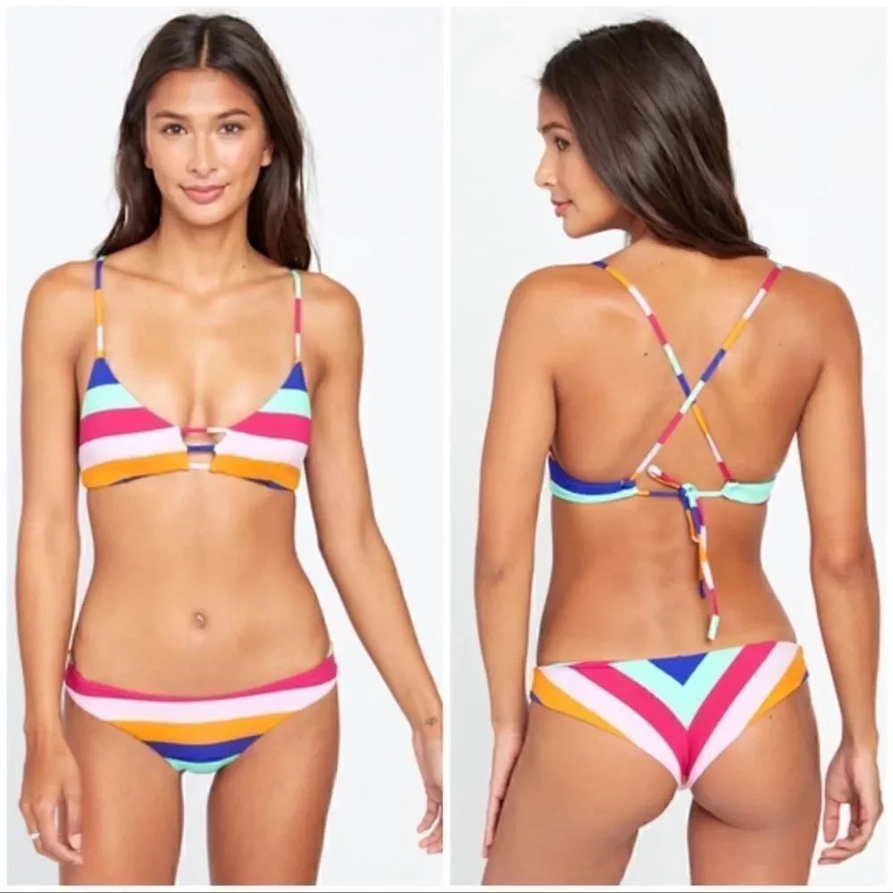 RVCA ‘Mako’ Cheeky Bikini Bottoms NWT